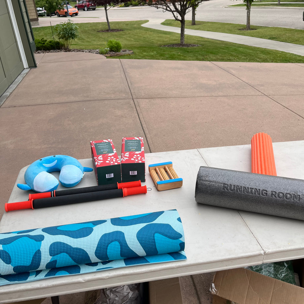 D706 Home Grouping (yoga mat, foam roller and more)