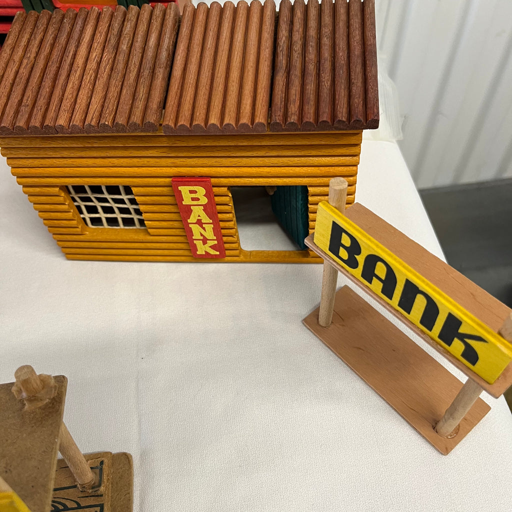 U908 Vintage Oehme & Sohne Wild West  Mainstreet buildings in excellent condition