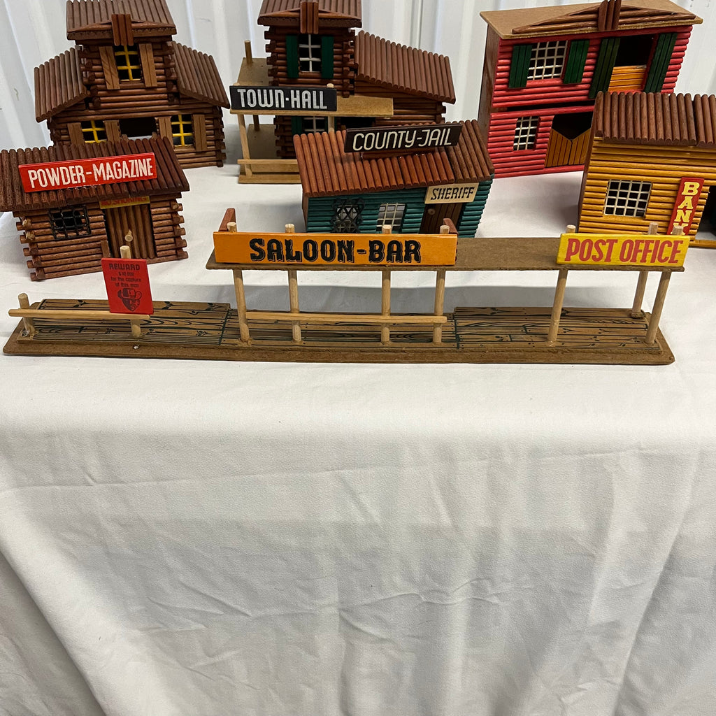 U908 Vintage Oehme & Sohne Wild West  Mainstreet buildings in excellent condition