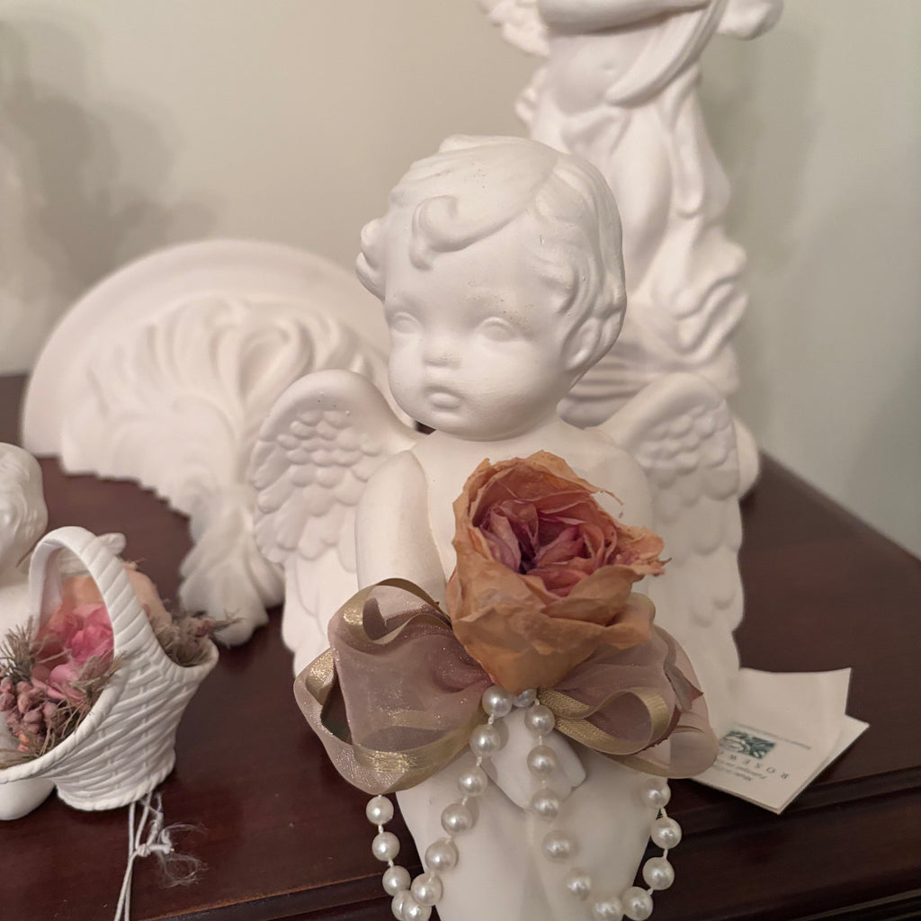 F152 Cherub Decor Grouping (candle holders and more)