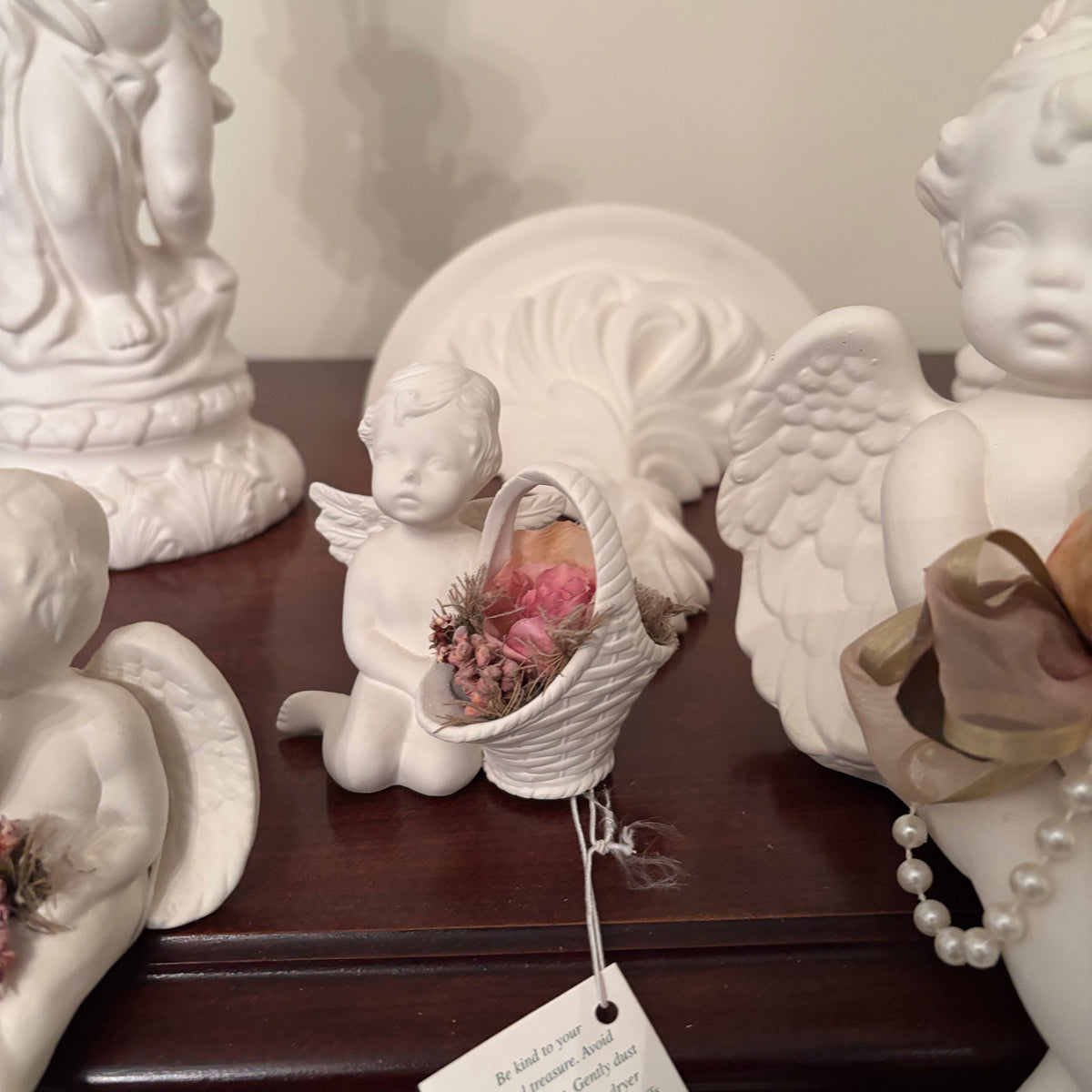 F152 Cherub Decor Grouping (candle holders and more)