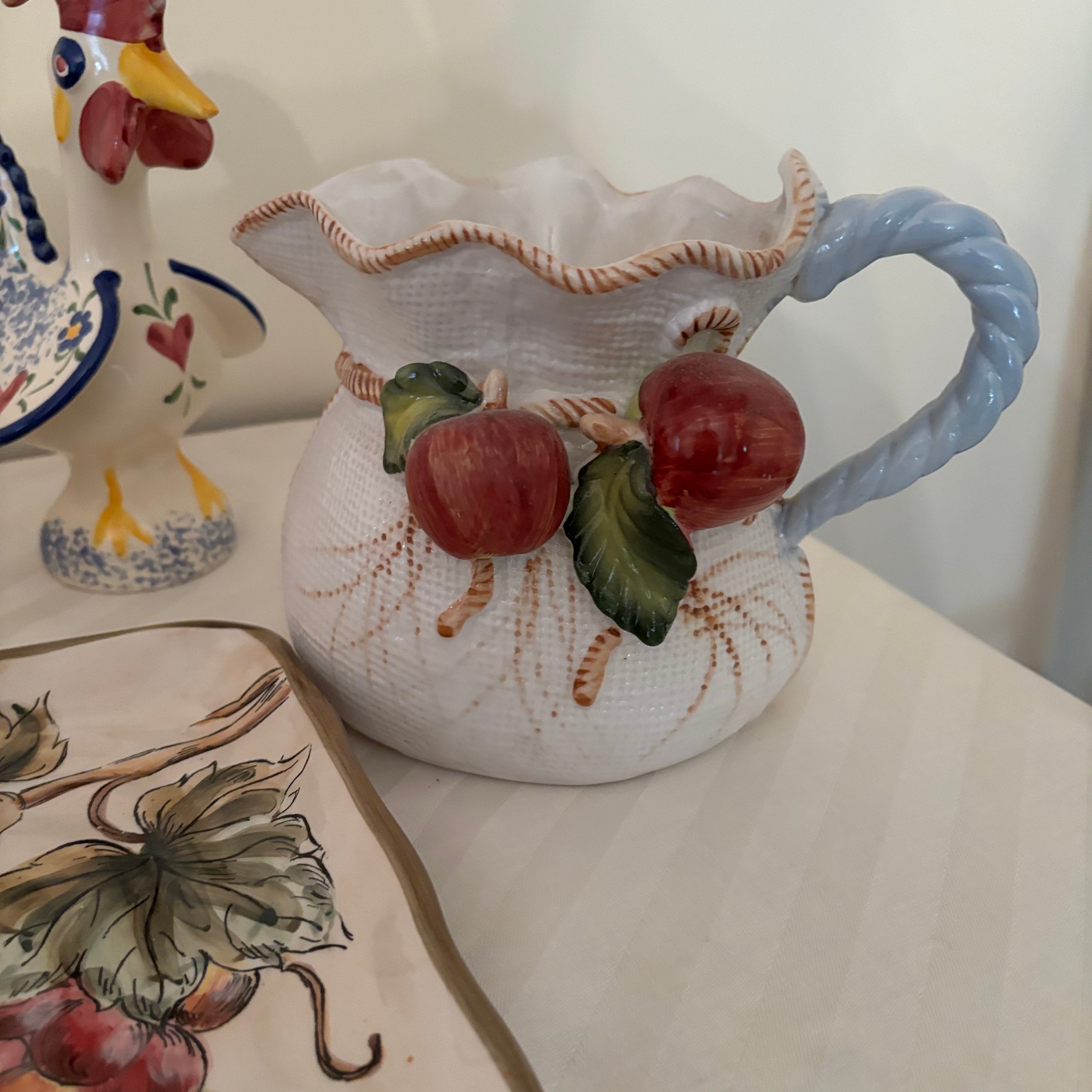 F159 Vintage Glass Grouping (Bassano fruit bowl and more)
