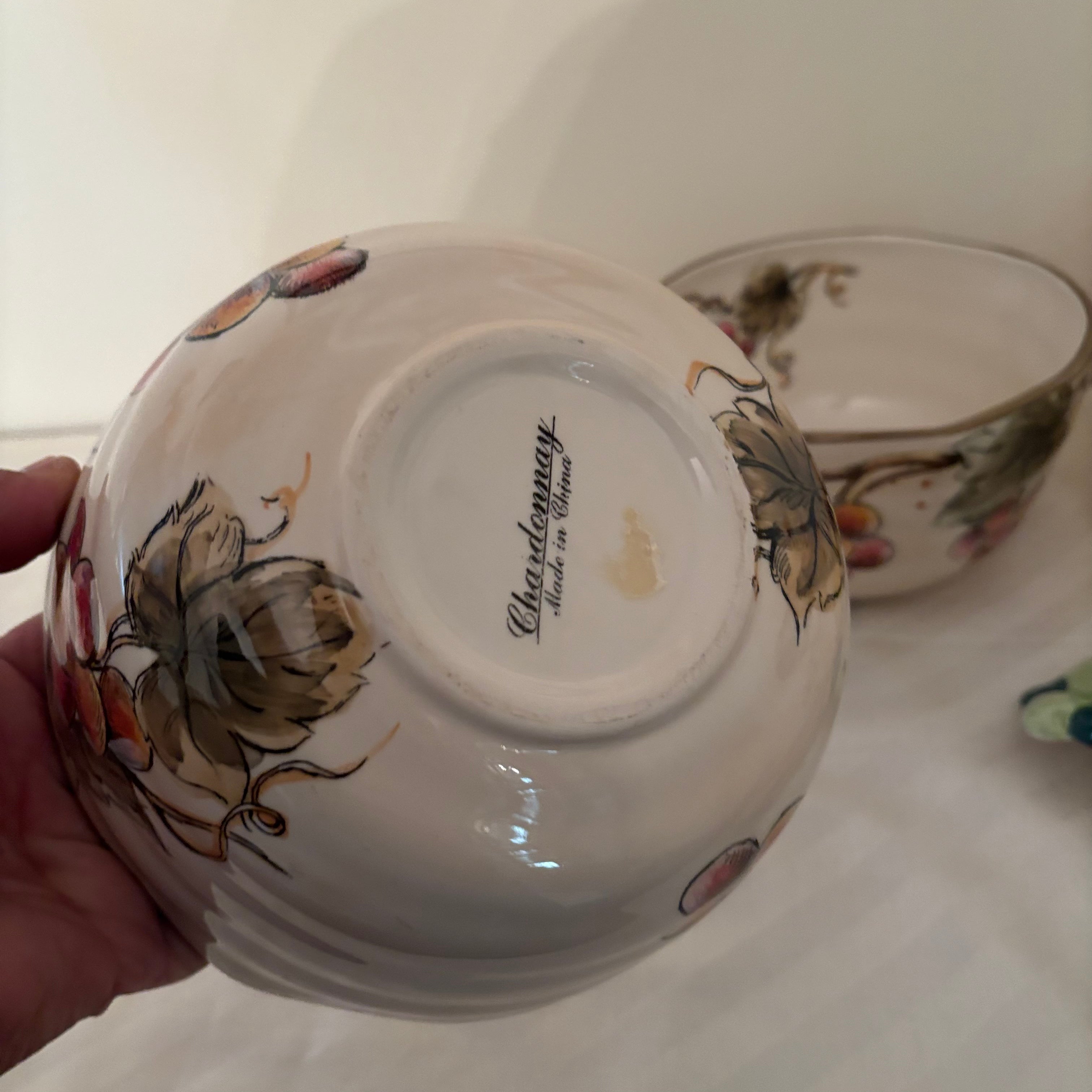 F159 Vintage Glass Grouping (Bassano fruit bowl and more)