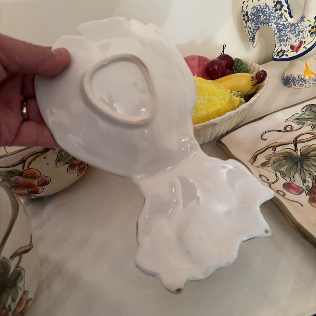 F159 Vintage Glass Grouping (Bassano fruit bowl and more)