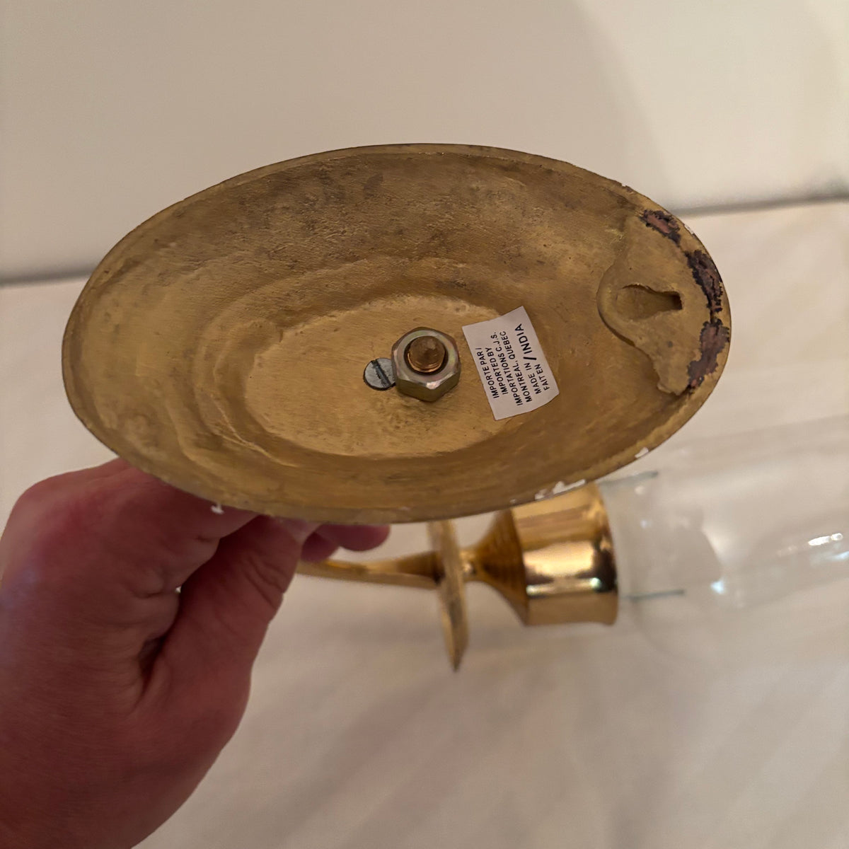 F165 Vintage metal grouping (sconces and more)