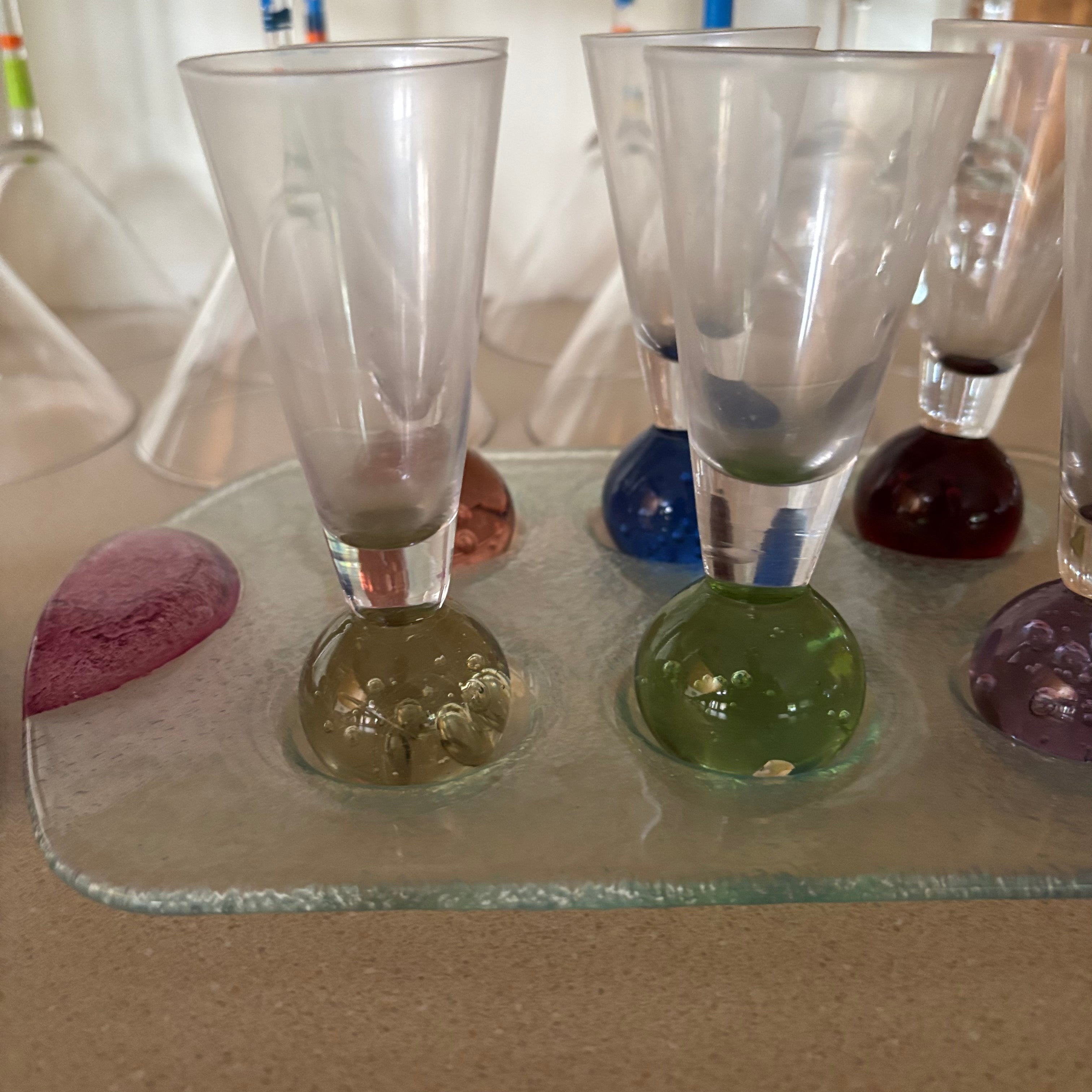 F167 Barware grouping (martini glasses and more)