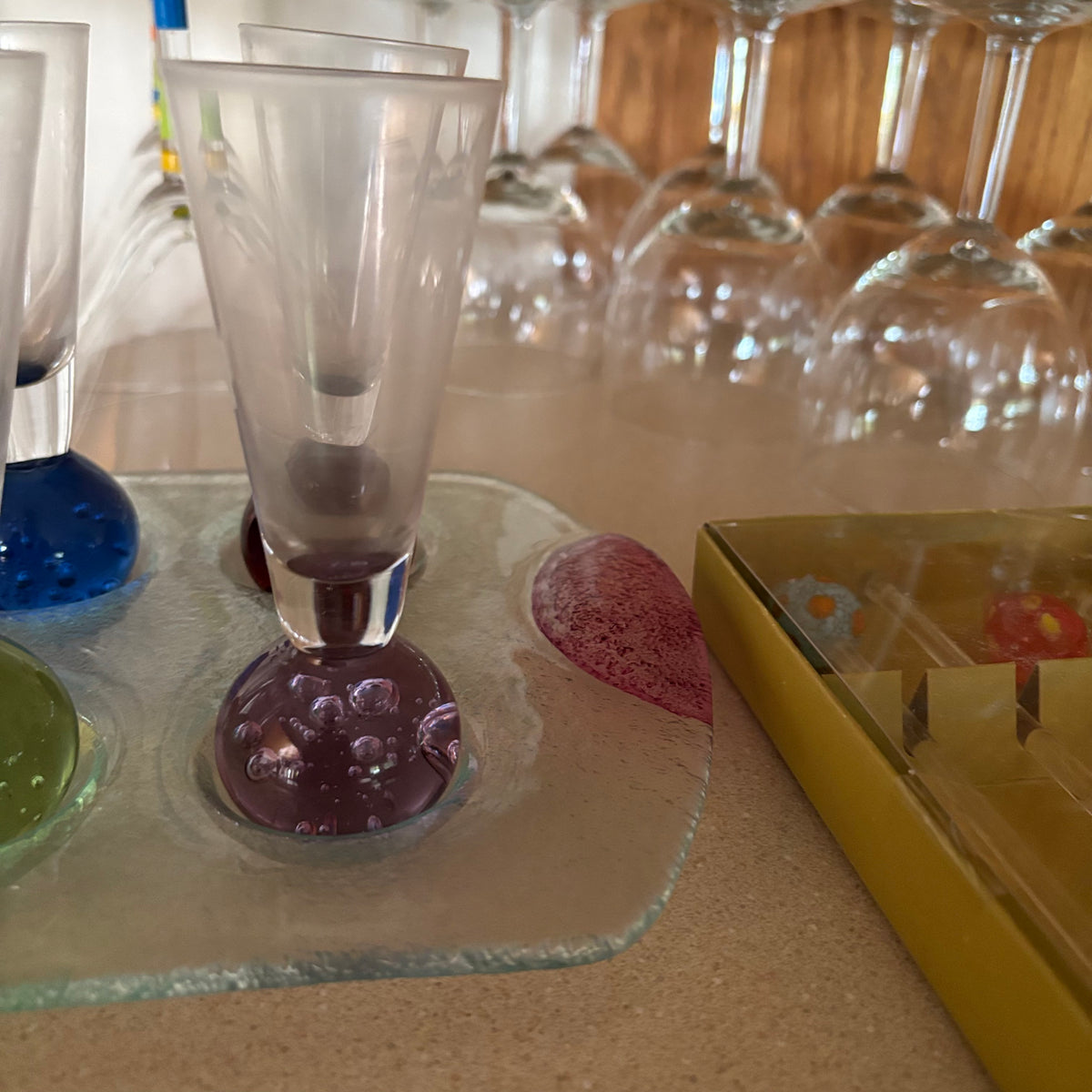F167 Barware grouping (martini glasses and more)