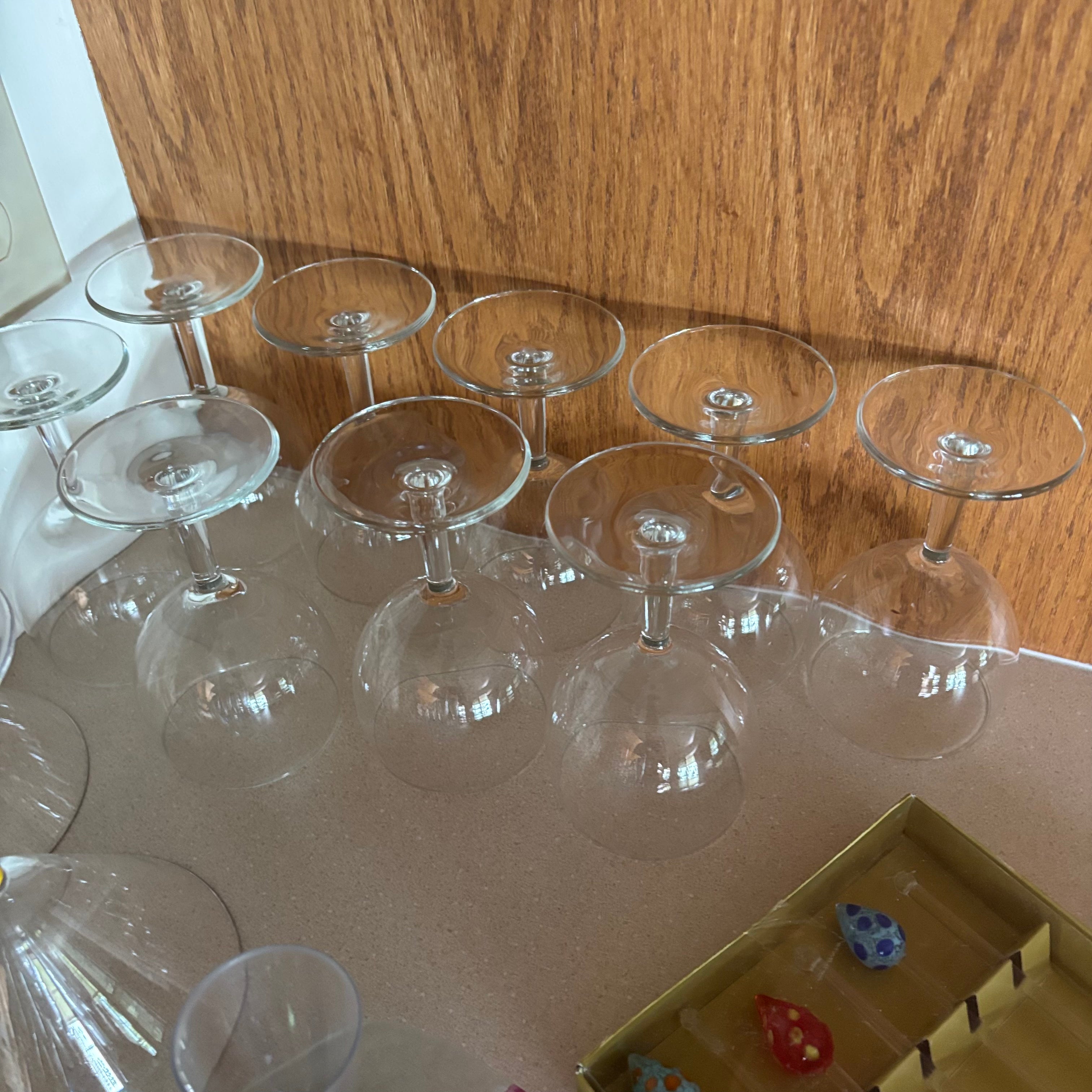 F167 Barware grouping (martini glasses and more)