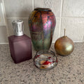 E780 Art glass Decor Grouping (Roku vase  and more)