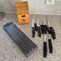 E787 9 Piece Henckels knife set with block