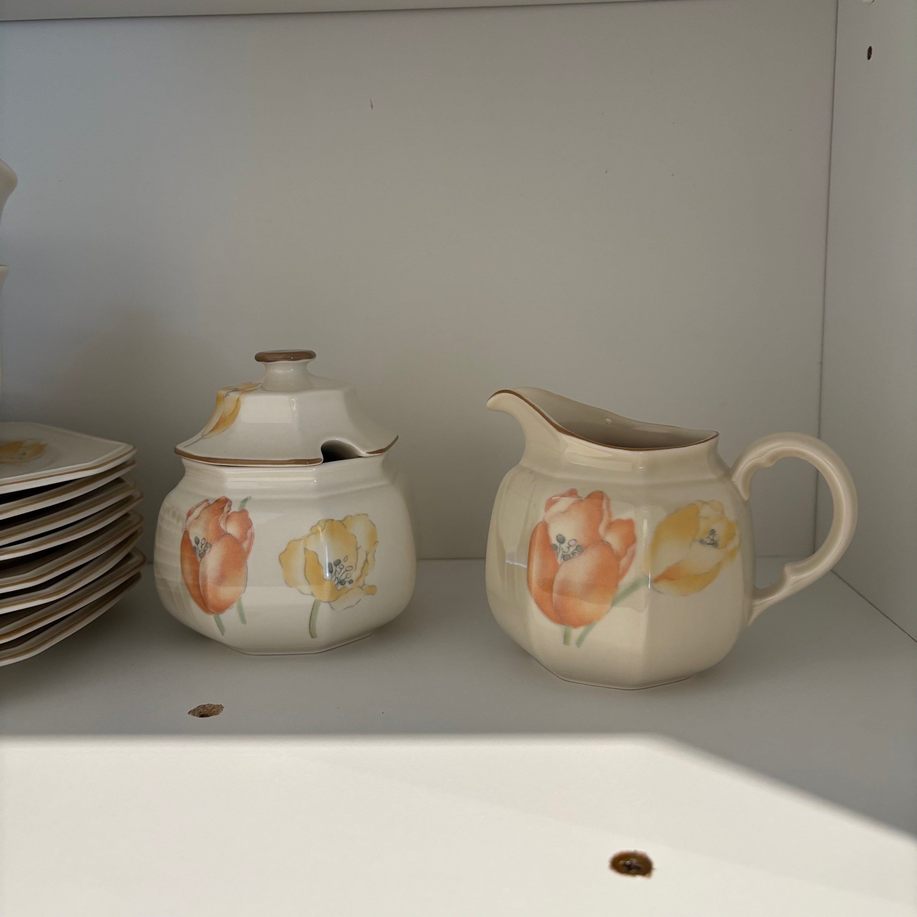F791 Vintage Mikasa Continental Ivory Dutch Garden dinnerware set