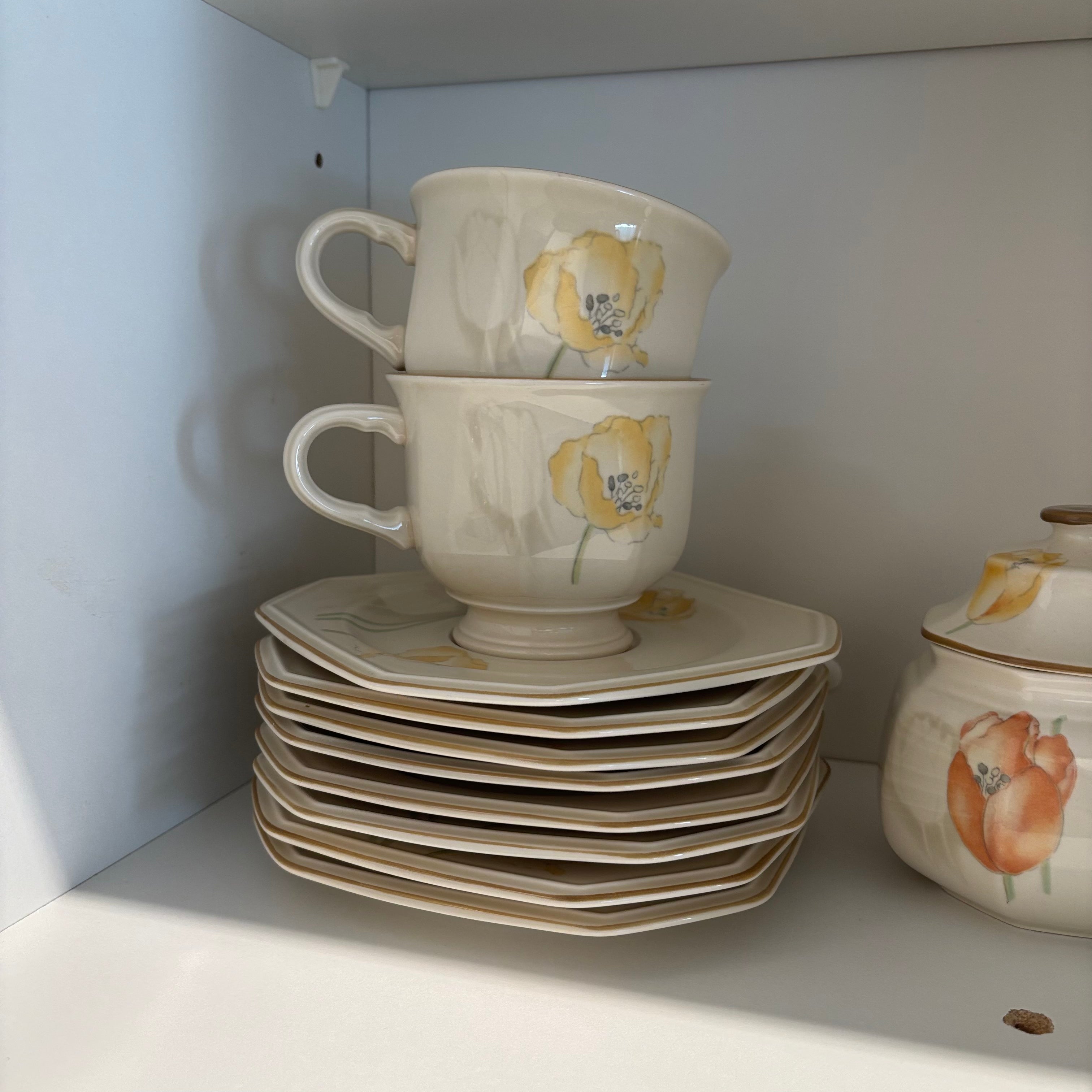 F791 Vintage Mikasa Continental Ivory Dutch Garden dinnerware set