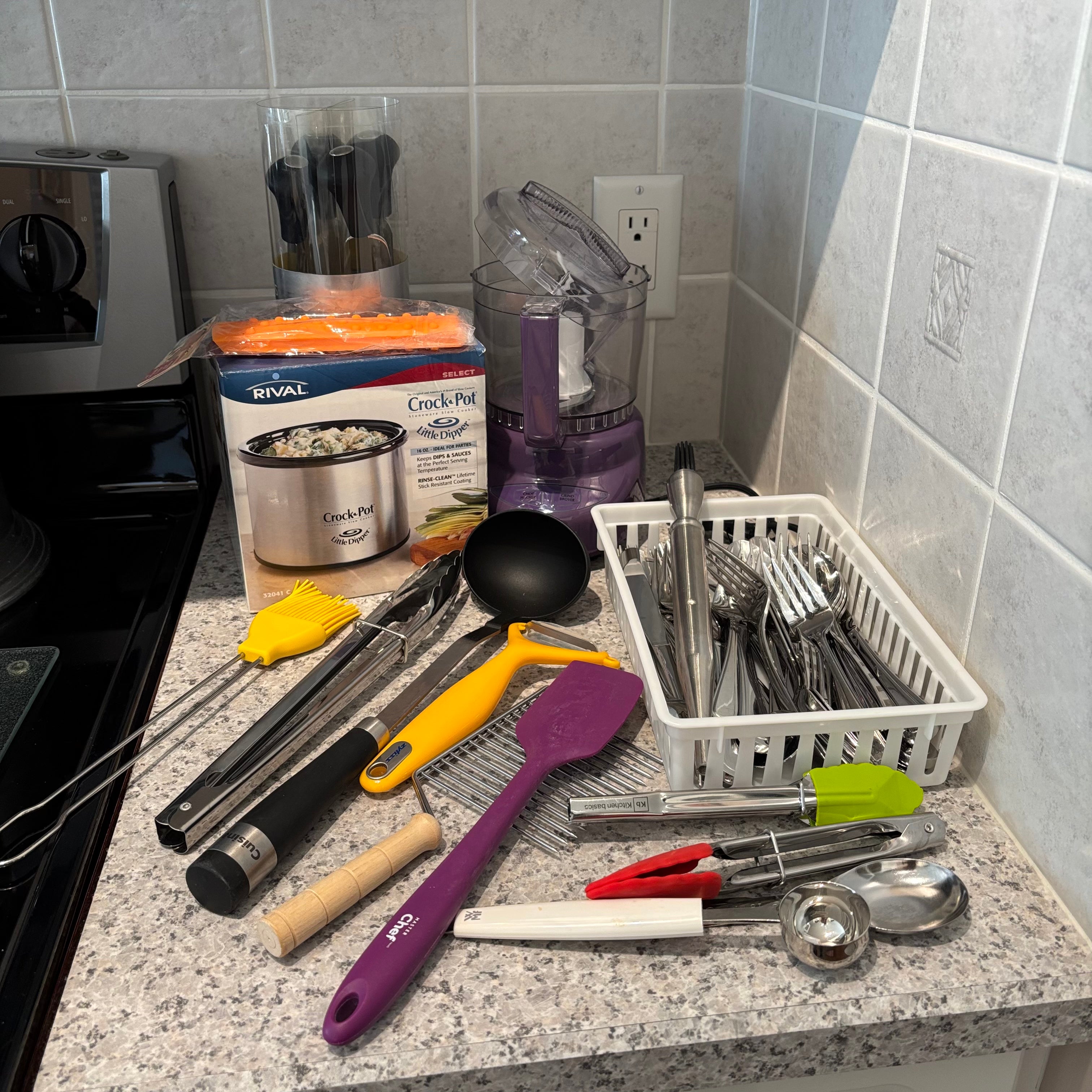F794 Kitchen Grouping (Rival mini crockpot and more)
