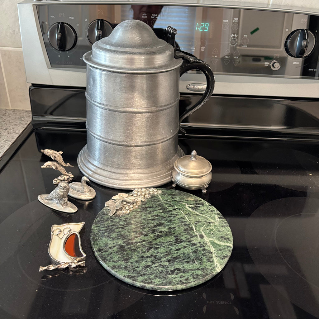 F797 Vintage Grouping (aluminum stein ice bucket and more)