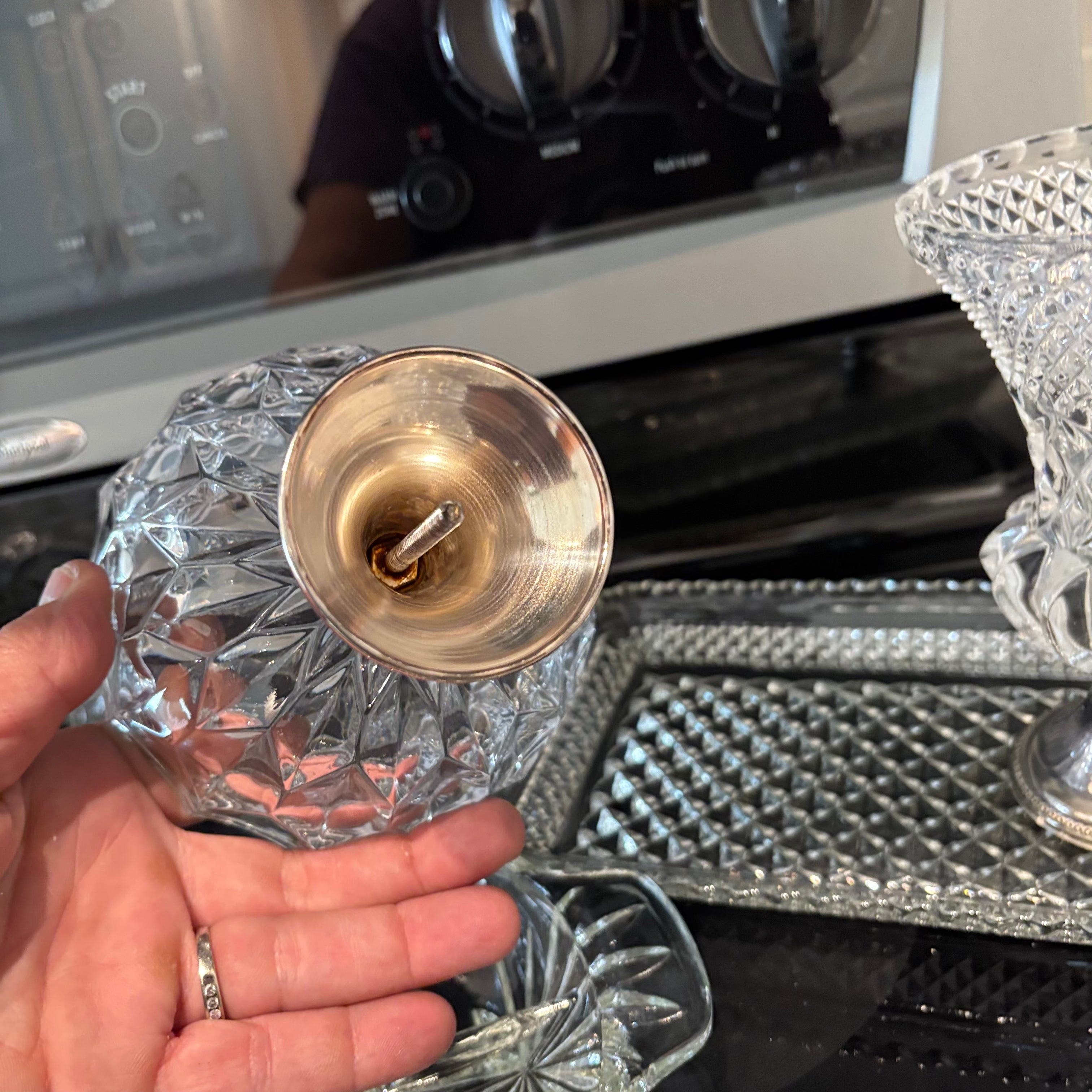 F800 Vintage Glass and Crystal Grouping