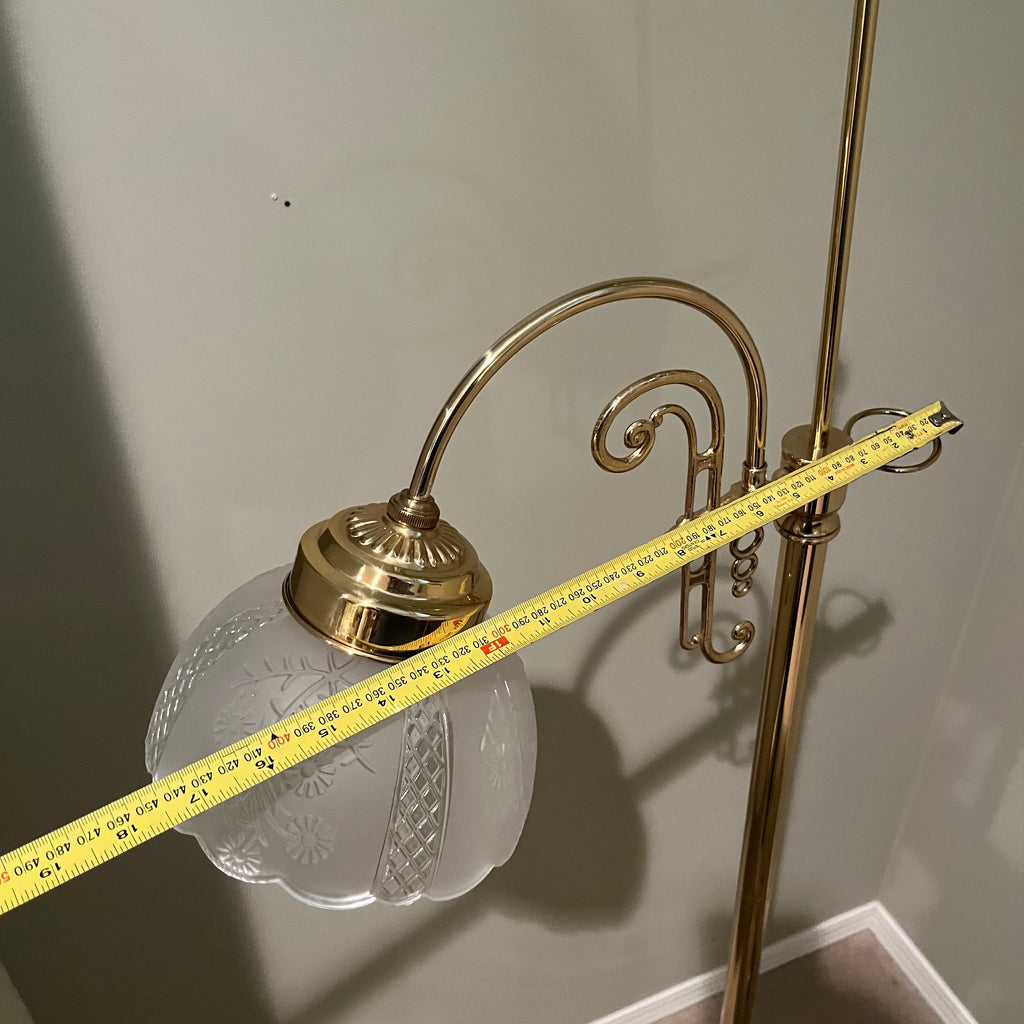 E545 2 Vintage brass lamps