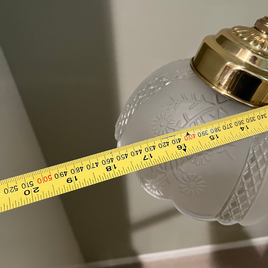 E545 2 Vintage brass lamps