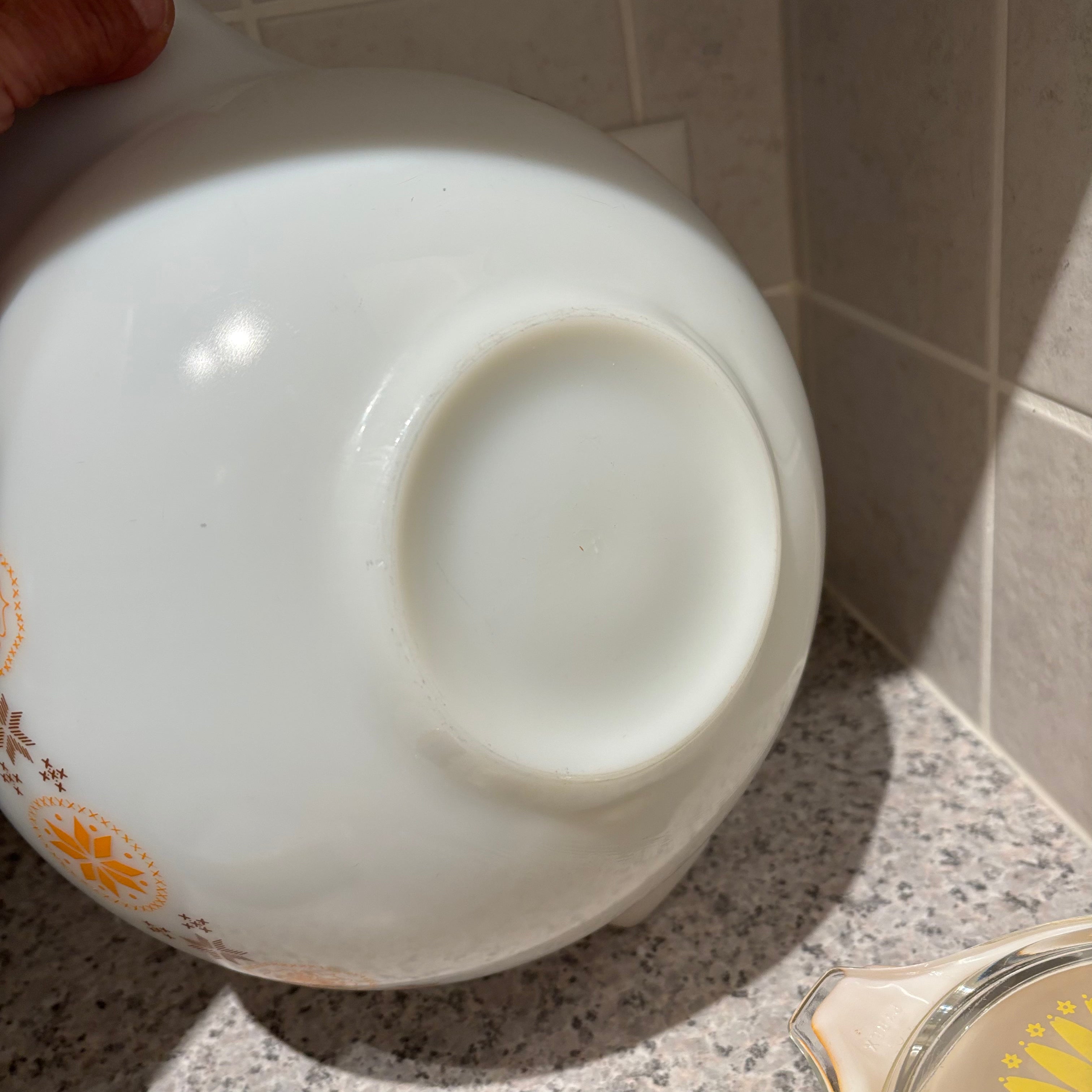 F810 Vintage Pyrex Grouping (Town & Country and Sunflower patterns)