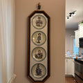 F821 Vintage Hummel Mothers Day plate framed display