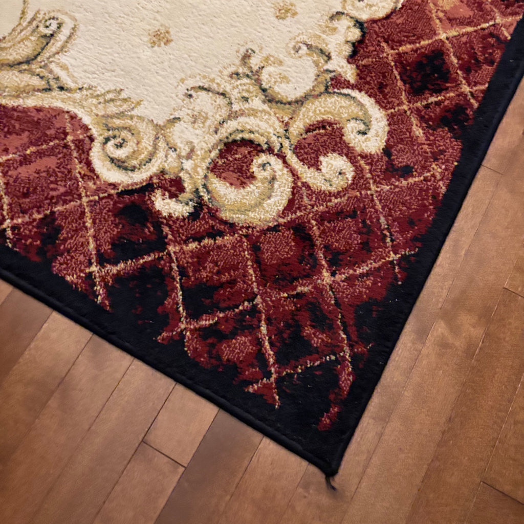 F827 Shaw Rugs "Enchantment" area rug (5' x 7')