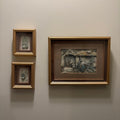 F831 3 Piece framed paper tole artwork
