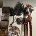 E561 Home decor Grouping (wooden giraffe and more)