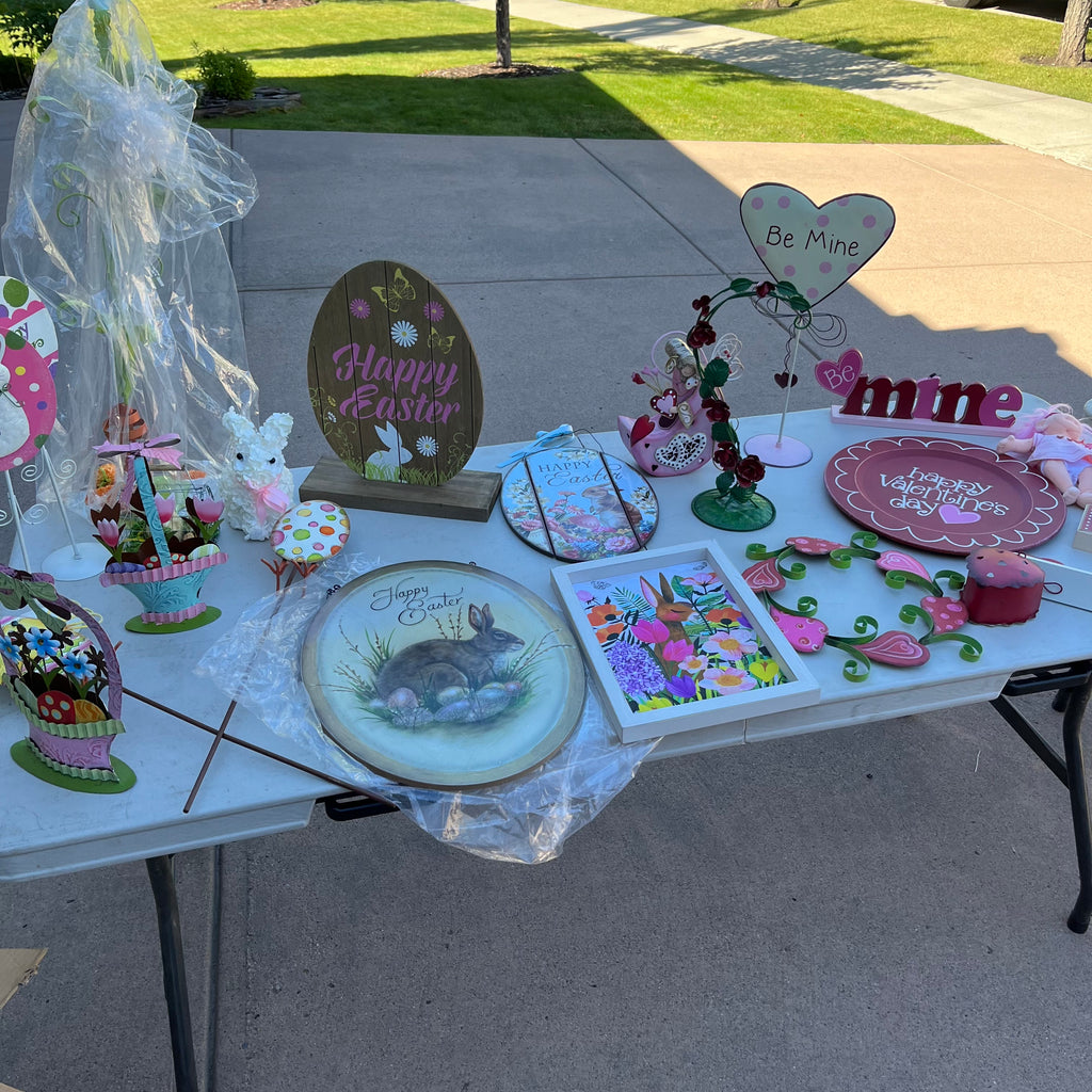D718 Easter decor and more grouping