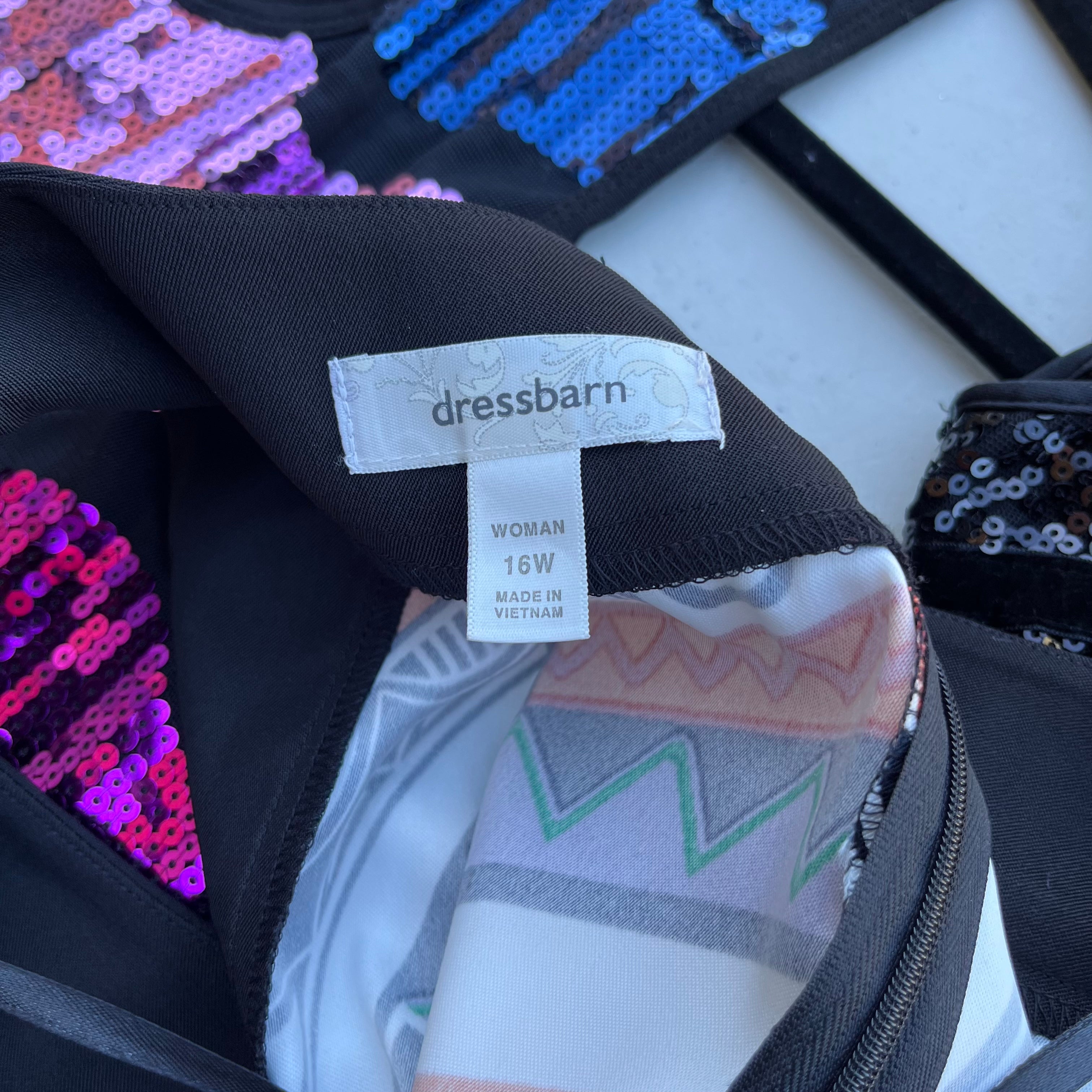 D734 Halloween costumes grouping (sequin dress and more)
