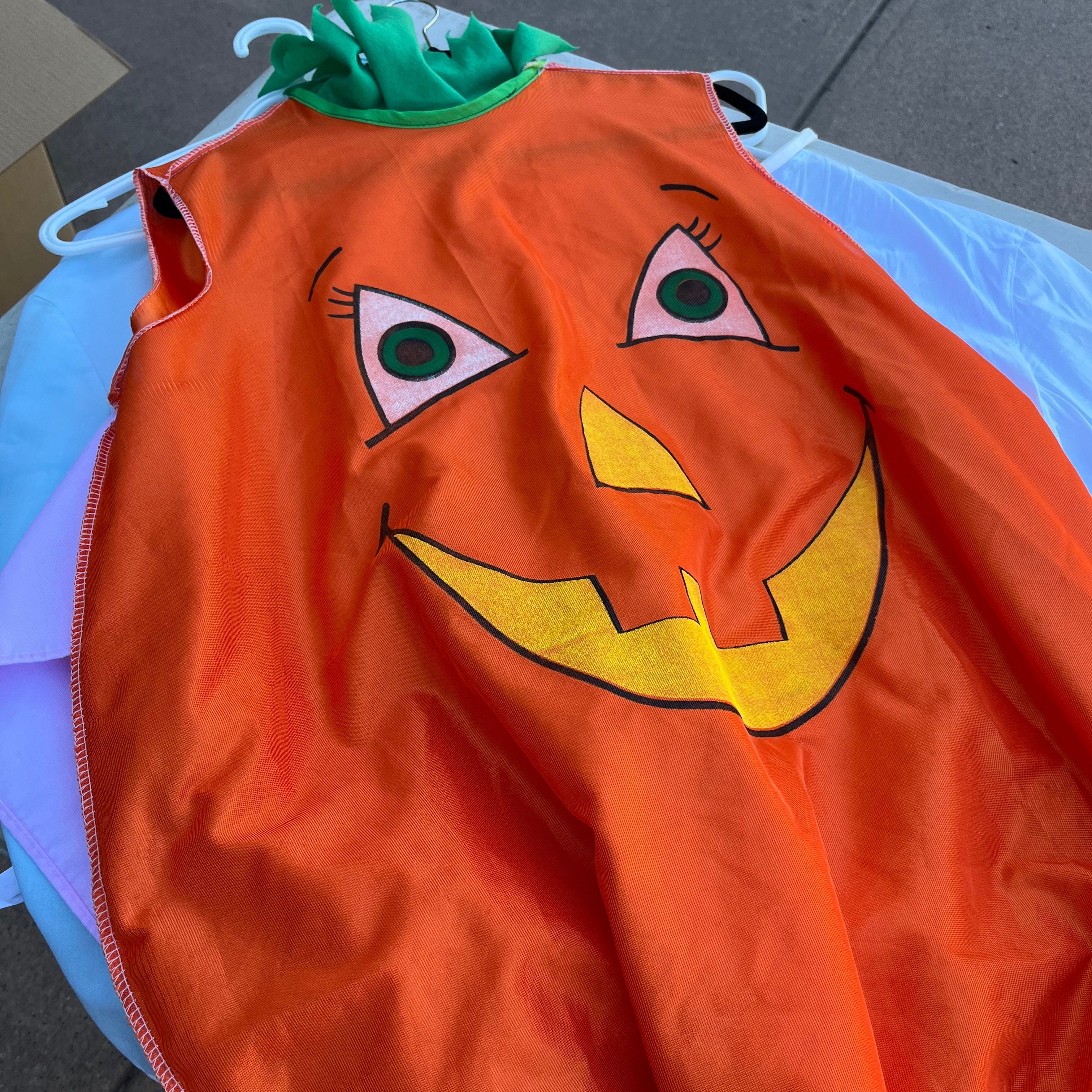 D739 Halloween costumes (pumpkin and more)