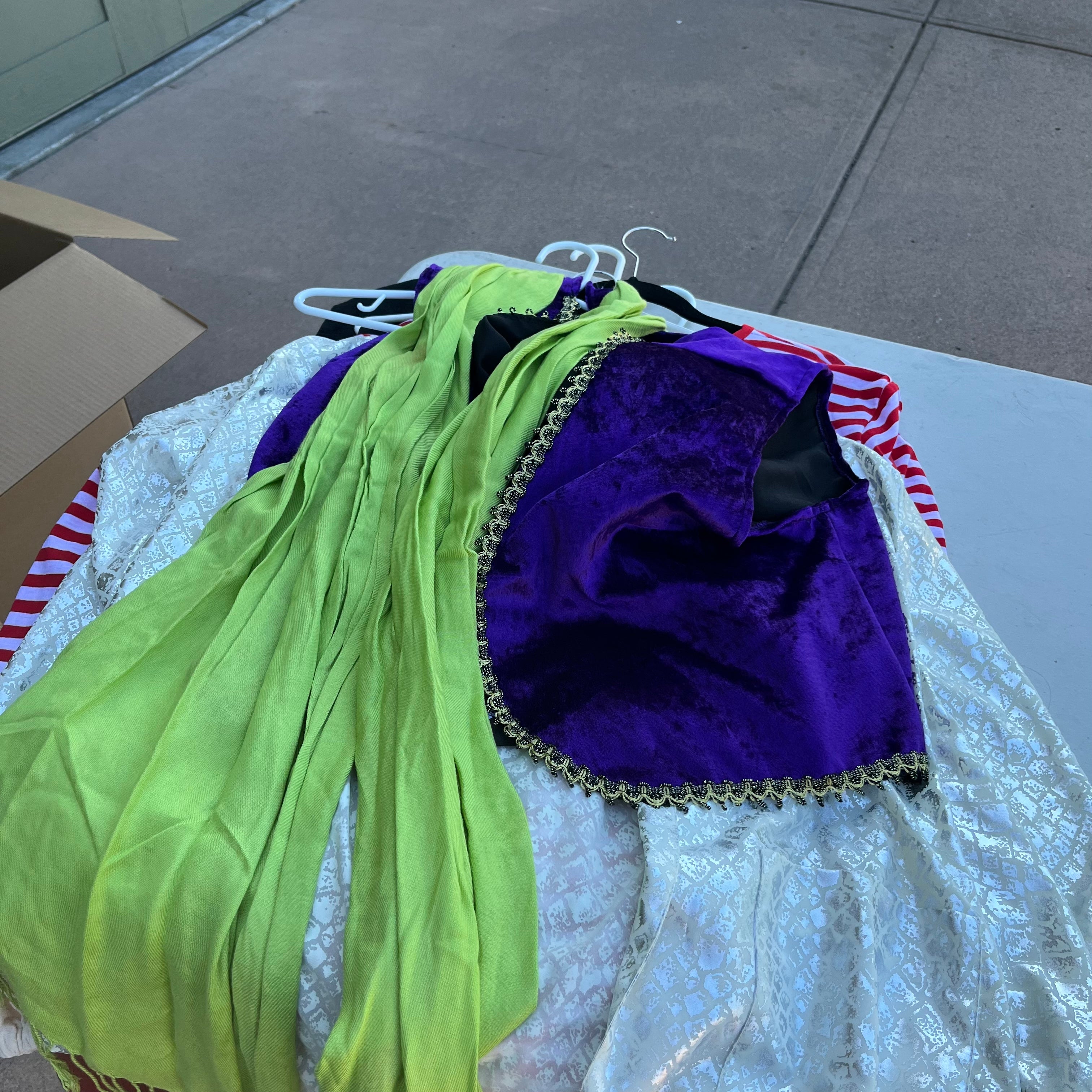 D747 Halloween costumes, wigs and hats