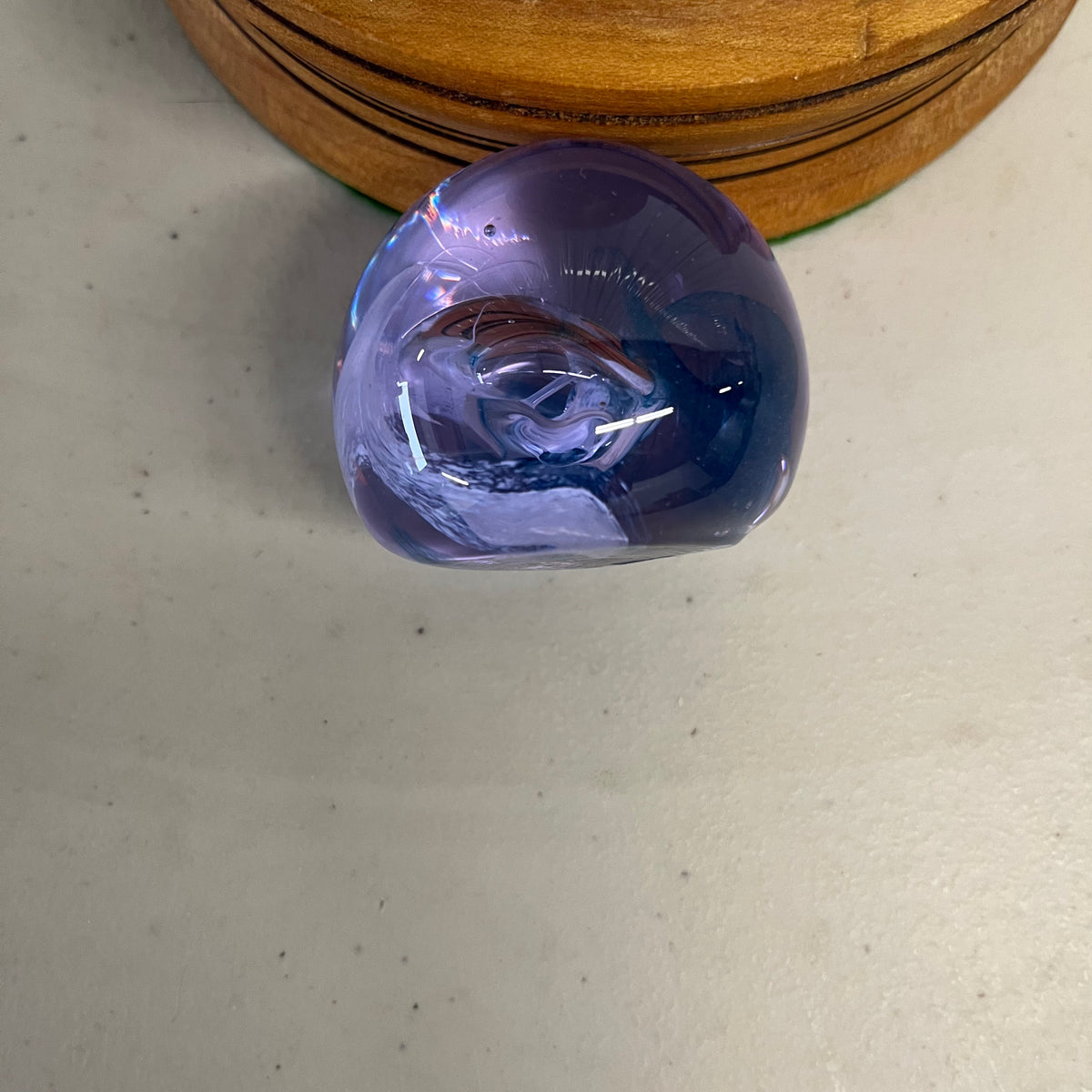 U965 Vintage Grouping (purple glass paperweight and more)