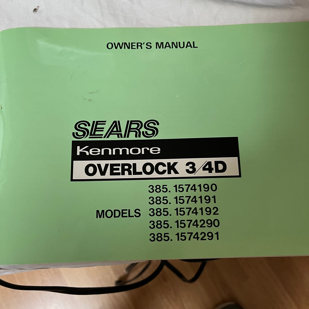 F602 Sears Kenmore Overlook 3/4D serger and accessories