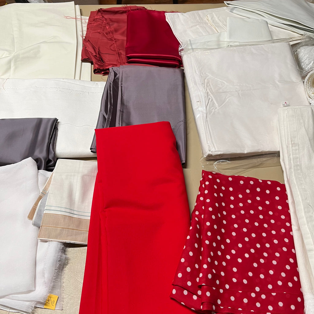 F607 Vintage Fabric Grouping