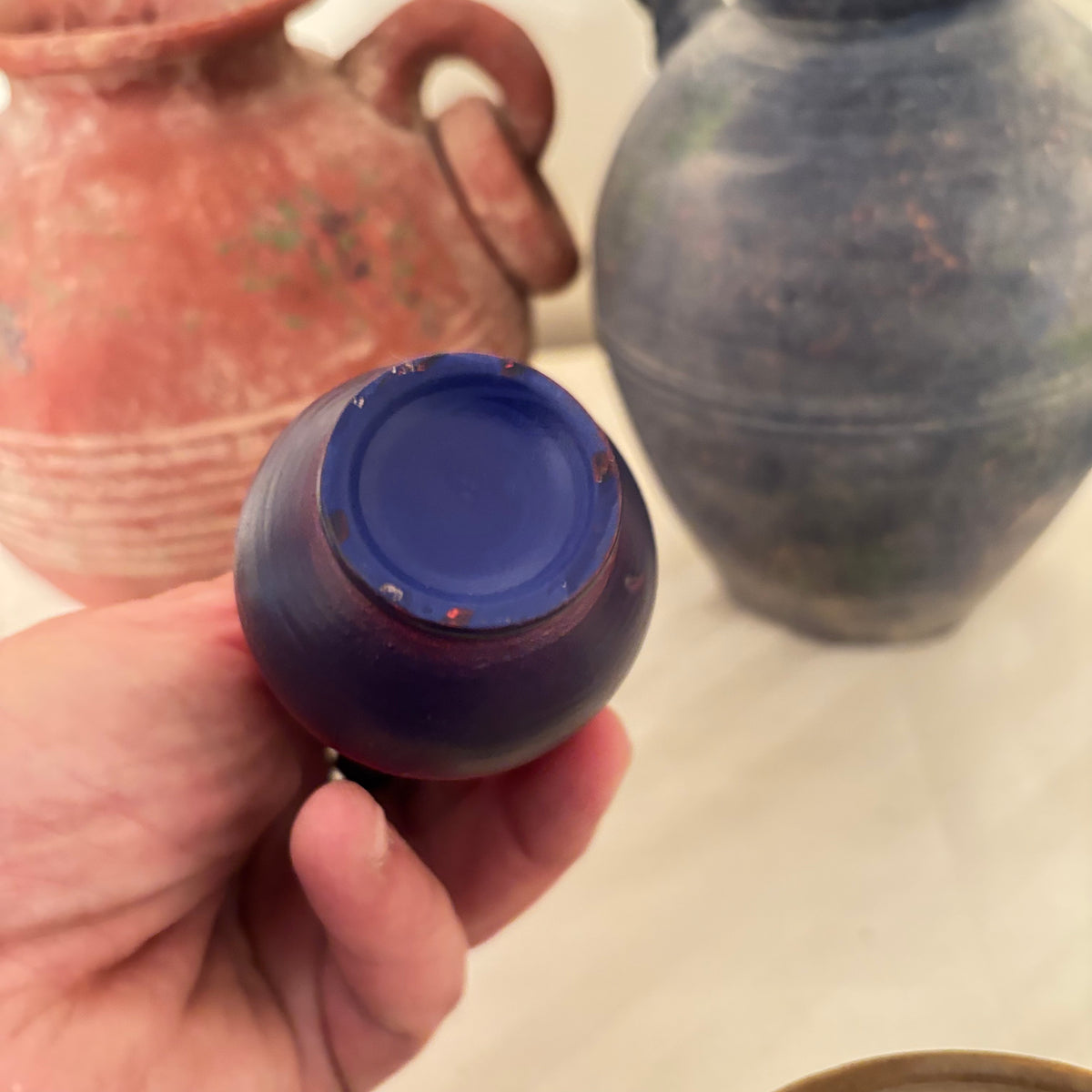 F237 Pottery Grouping (earthenware jug and more)