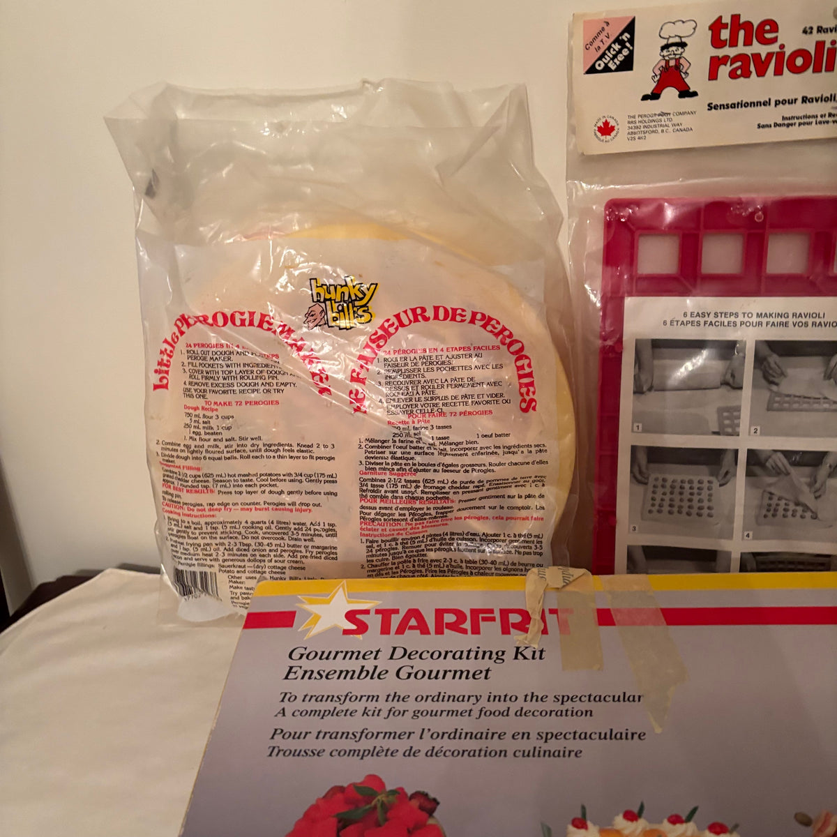 F238 Retro Kitchen Grouping (ravioli maker and more)