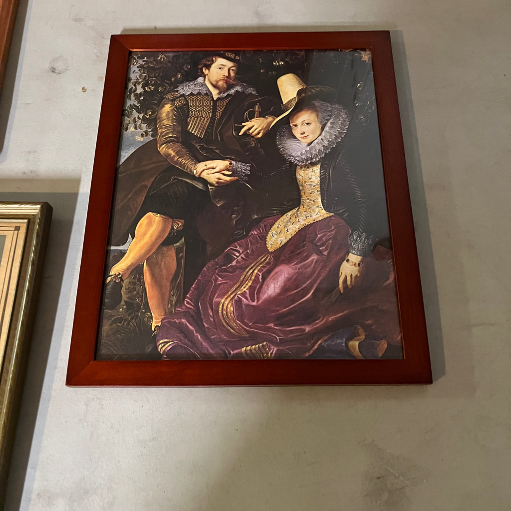 F618 Set of 4 vintage framed artwork