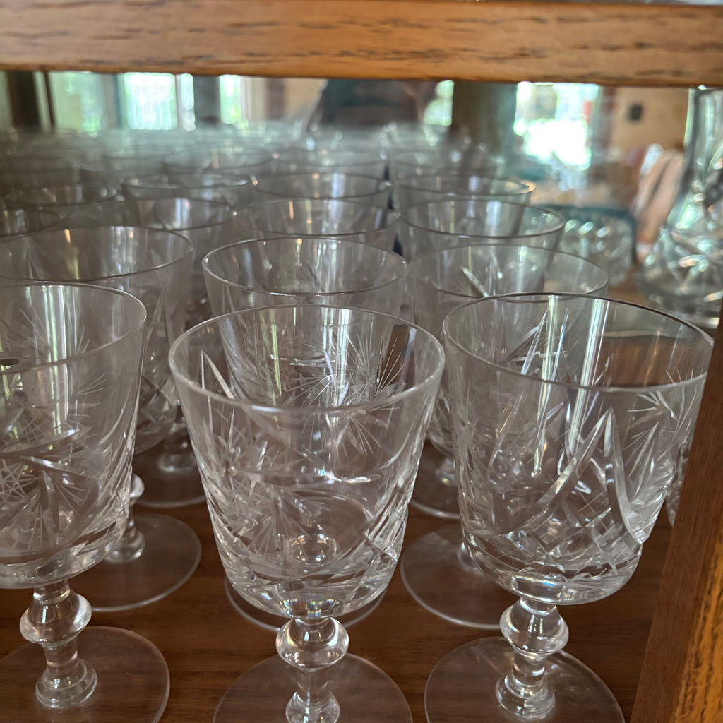 F253 Crystal and Heavy Glassware Grouping