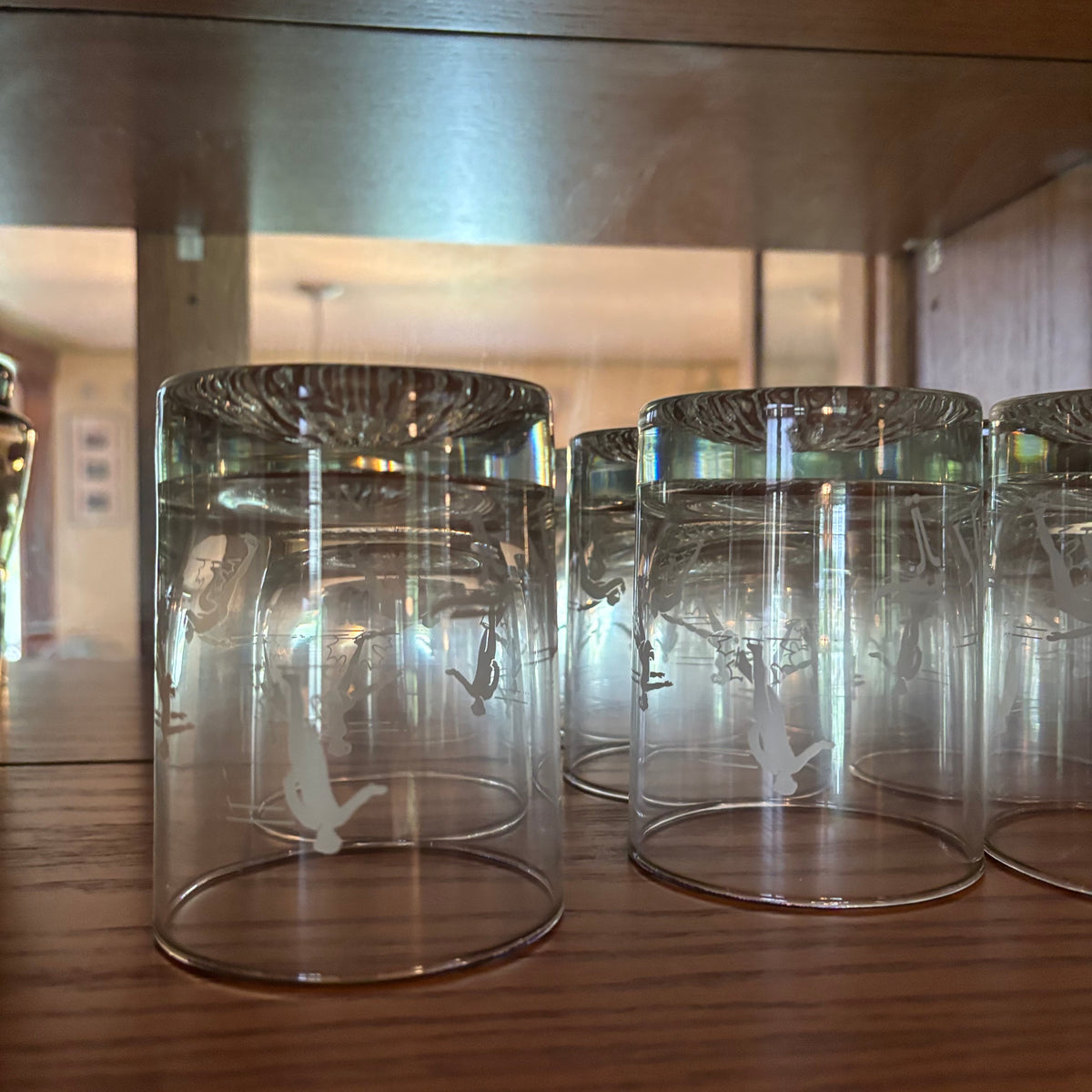 F254  Vintage Glasses Grouping