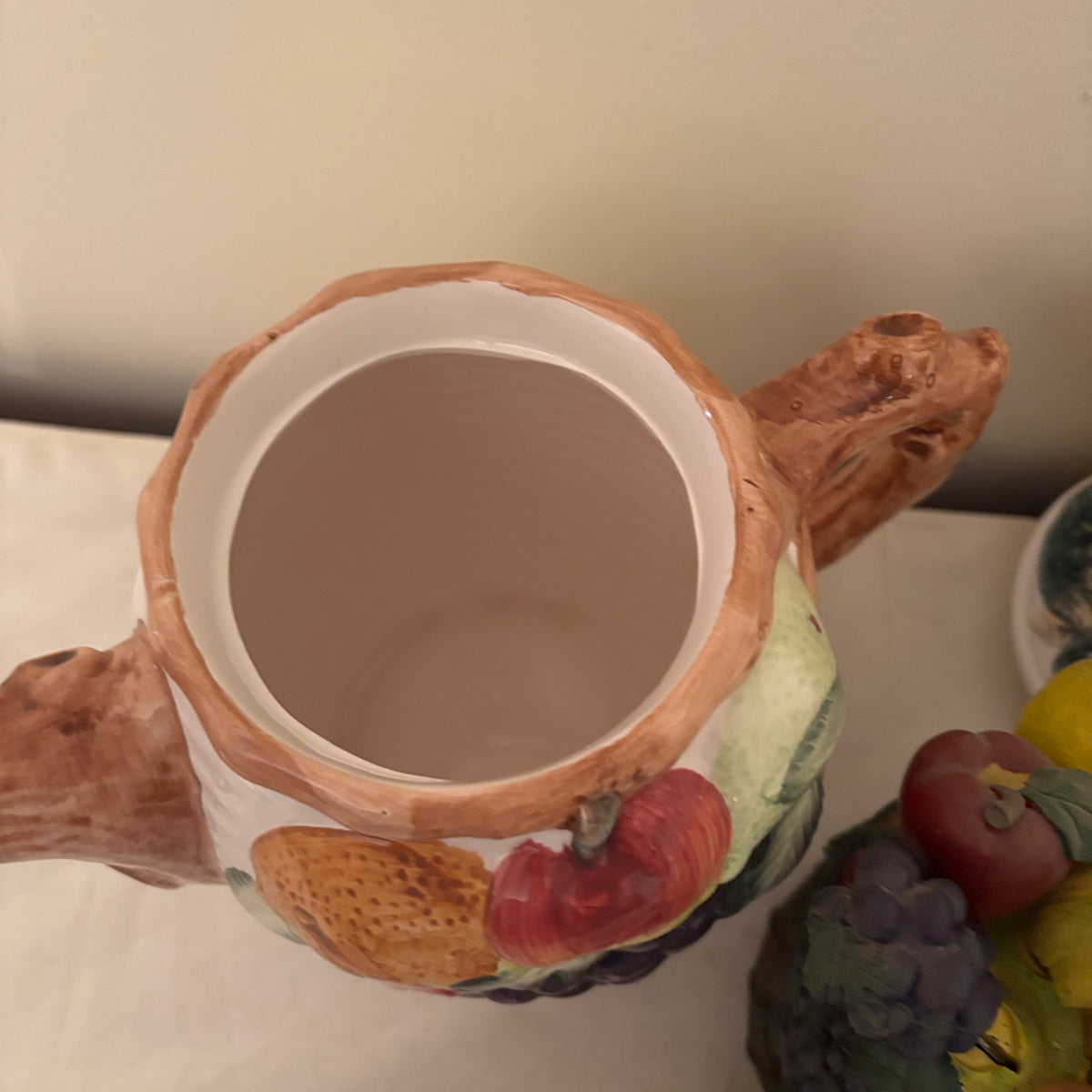 F255 Vintage Teapot Grouping (Majorlica inspired ceramics)
