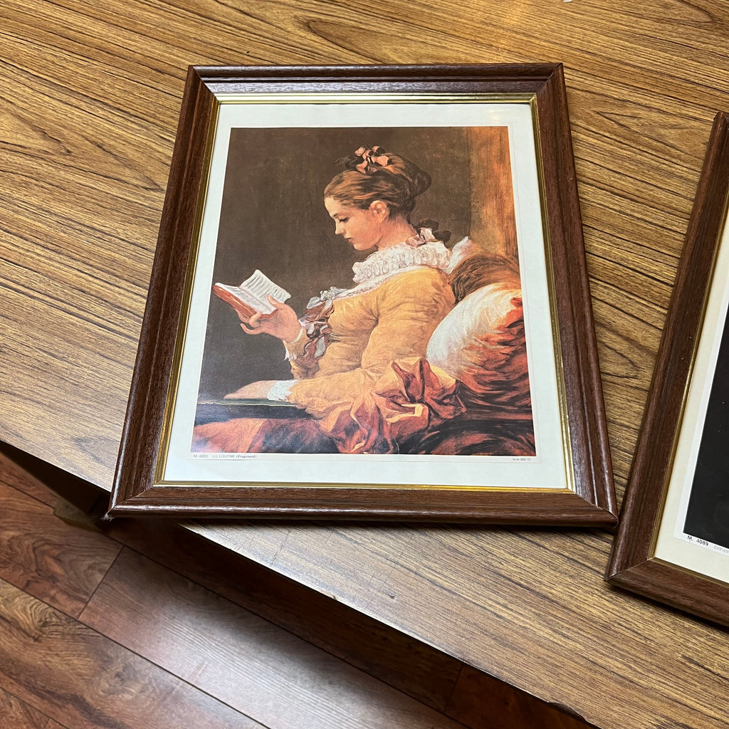 F625 Set of 3 vintage art prints