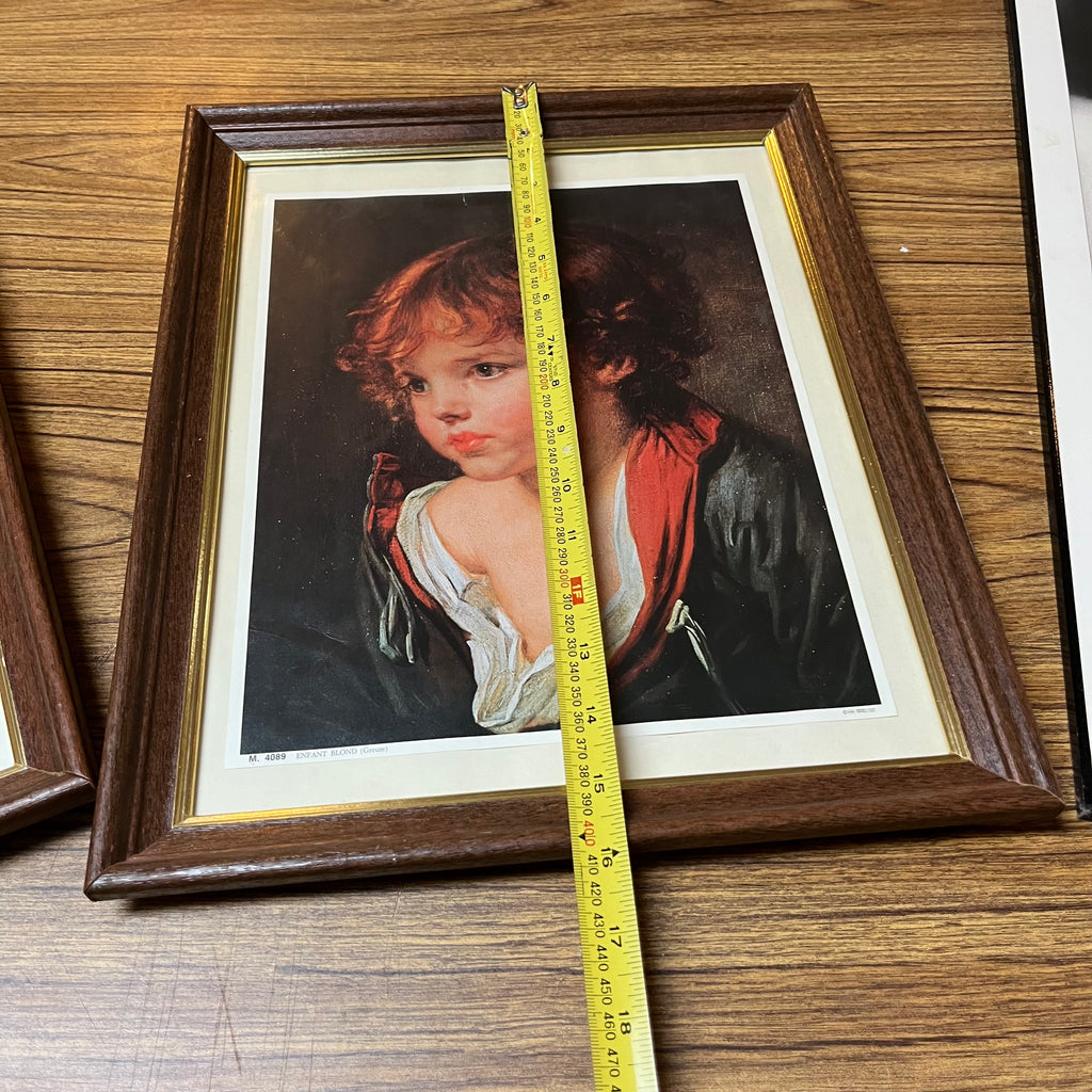 F625 Set of 3 vintage art prints