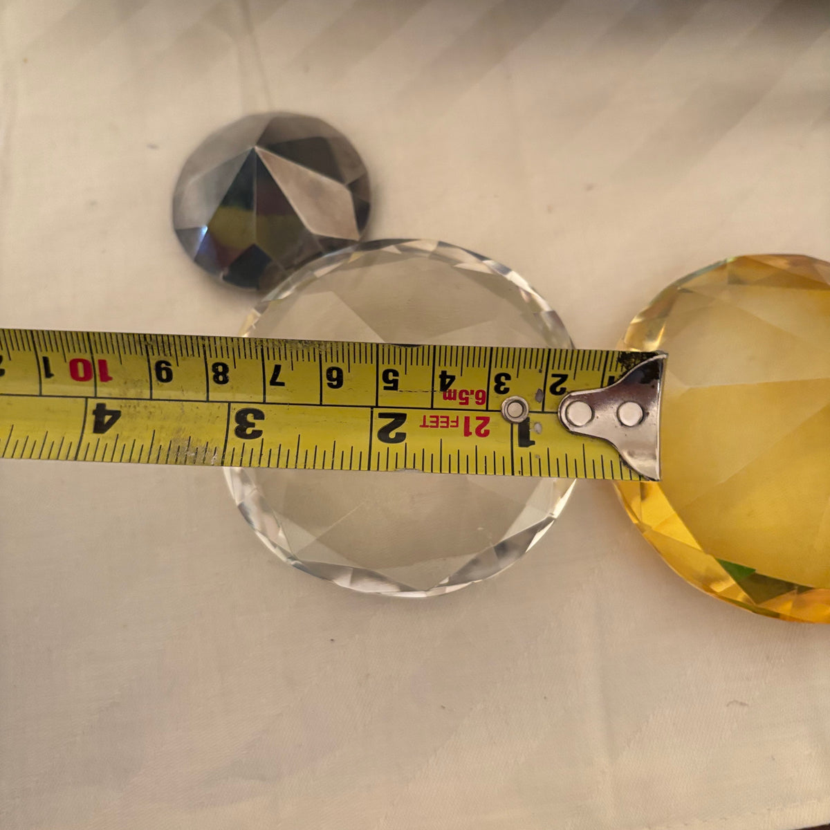 F259 Vintage glass paperweight grouping