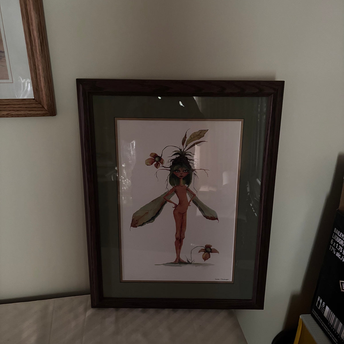 F262 Framed Tony DiTerlizzi fairy print (17" x 22")