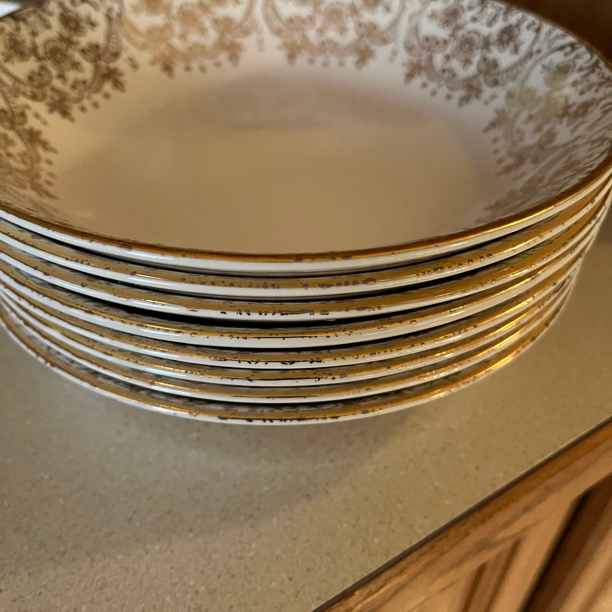 F633 Vintage Verdici Design chinaware dishes and more grouping