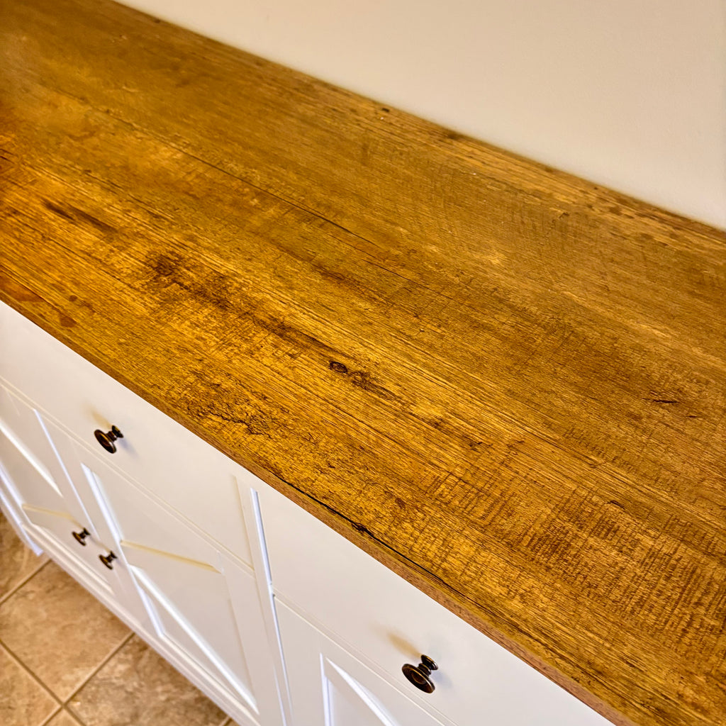 K302 Homfa Farmhouse modern farmhouse wooden sideboard (55" x 16" x 35")