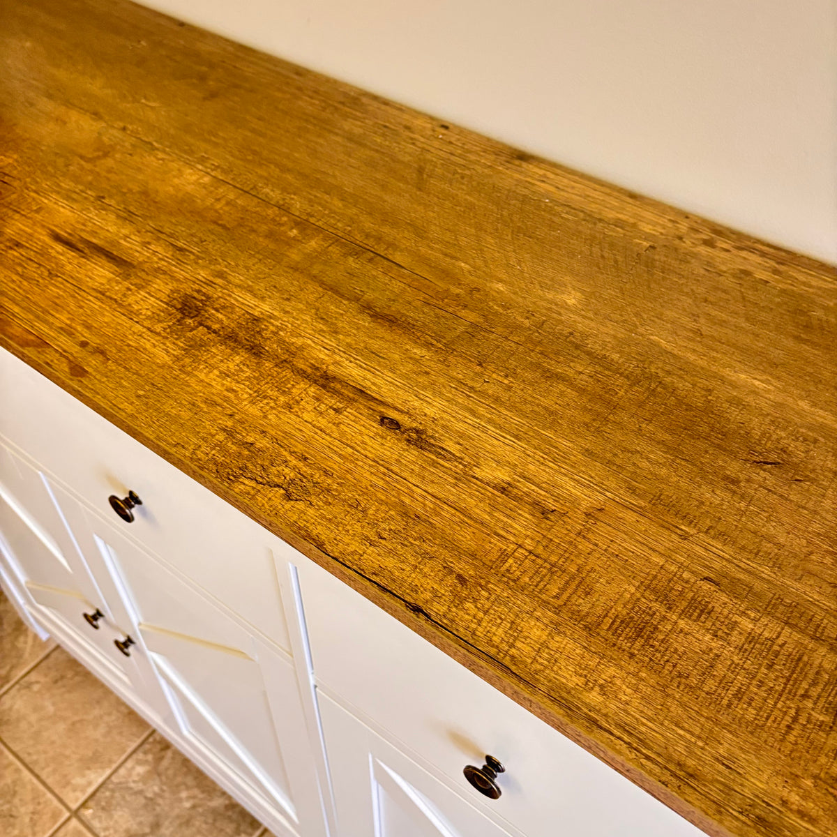 K302 Homfa Farmhouse modern farmhouse wooden sideboard (55" x 16" x 35")