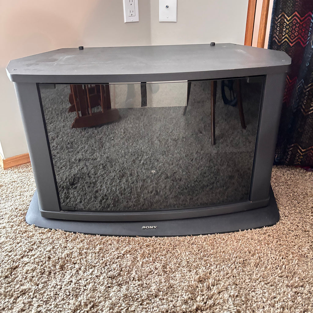 K303 Modern black entertainment stand with glass door and shelving