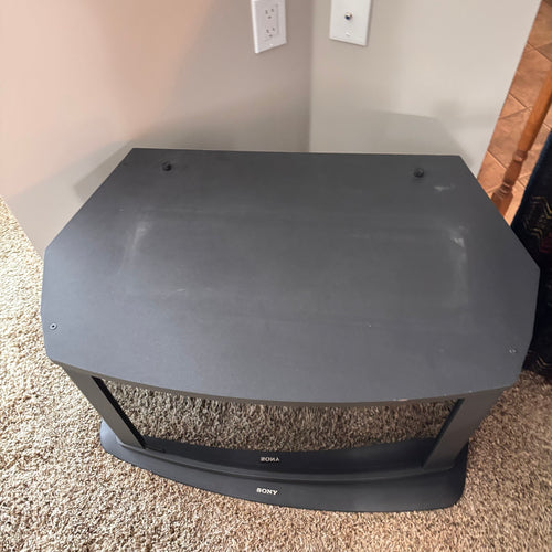 K303 Modern black entertainment stand with glass door and shelving