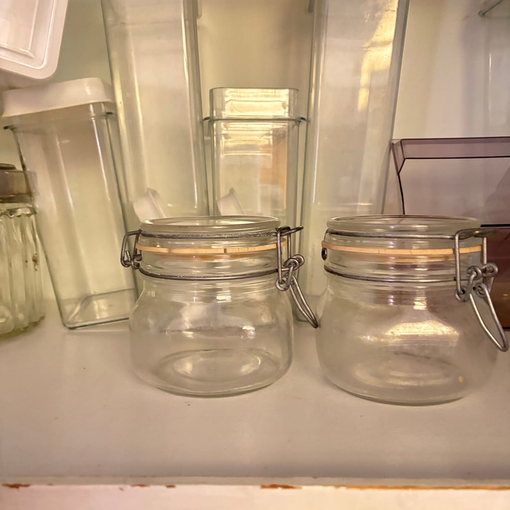 K310 Vintage Glass Jar Grouping