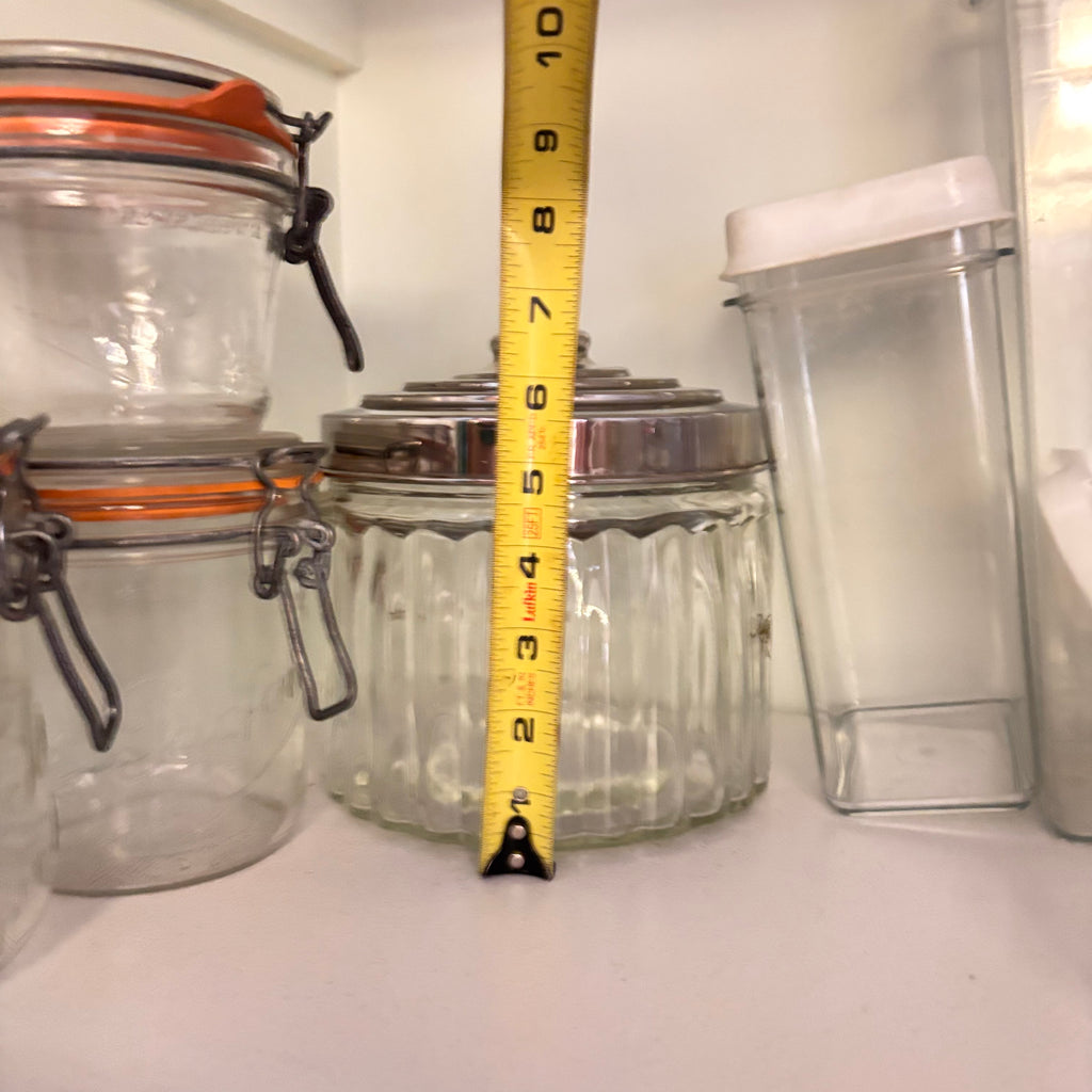 K310 Vintage Glass Jar Grouping